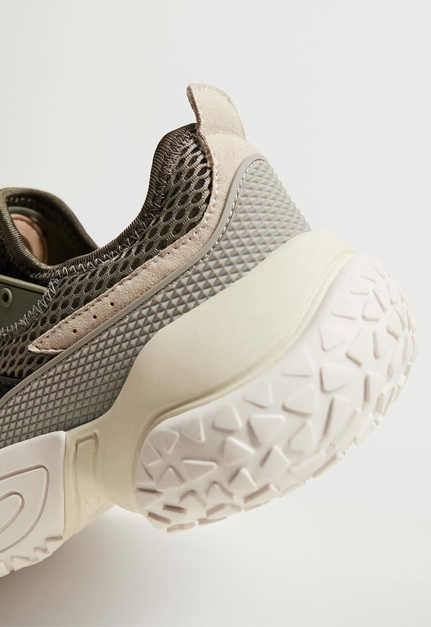 MANGO - Wall sneaker - beige/khaki