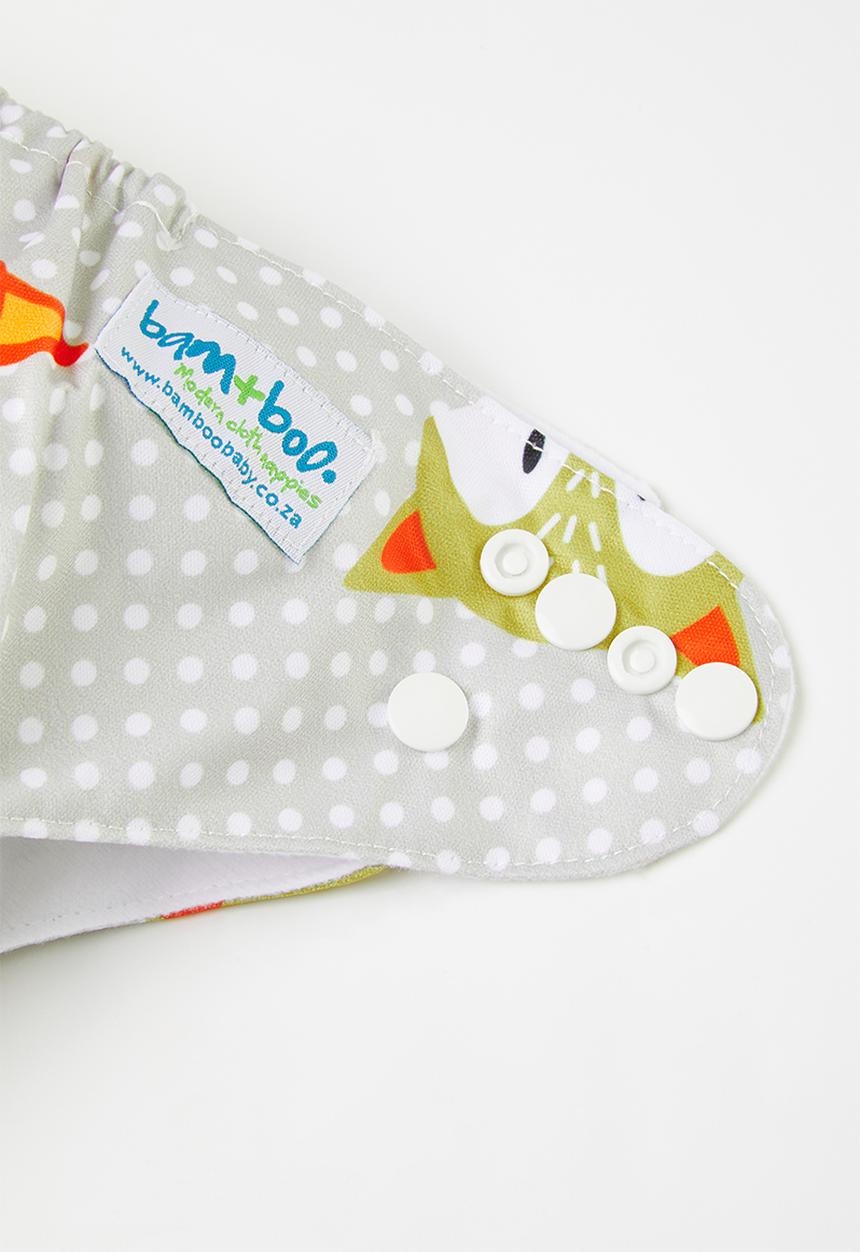 Bamboo Baby - Pocket nappy - foxy print 