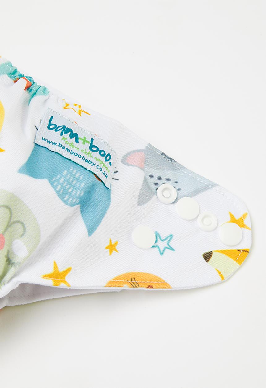 Bamboo Baby - Pocket nappy - animal print 
