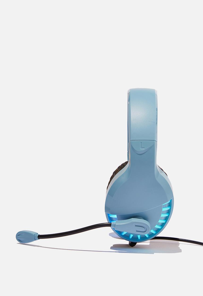 Typo - Mic drop led headphone - blue