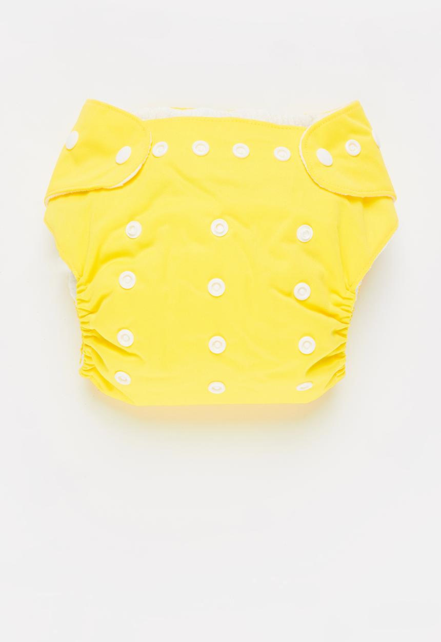 Bamboo Baby - Fancypants originals pocket nappy - bamboo insert - sunshine