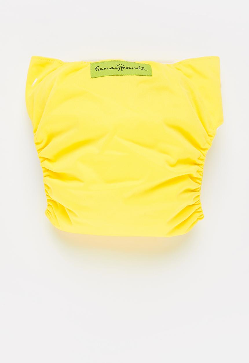 Bamboo Baby - Fancypants originals pocket nappy - bamboo insert - sunshine