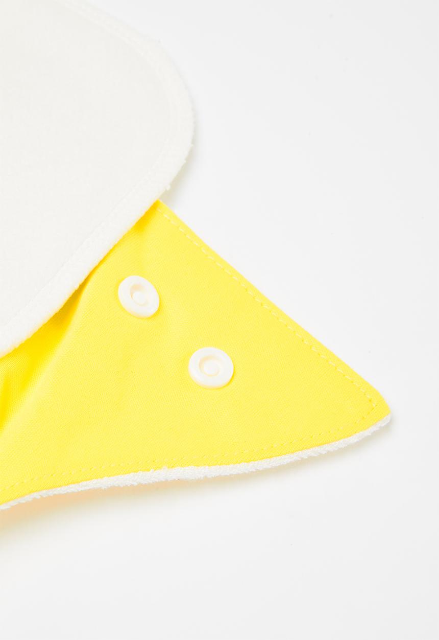 Bamboo Baby - Fancypants originals pocket nappy - bamboo insert - sunshine
