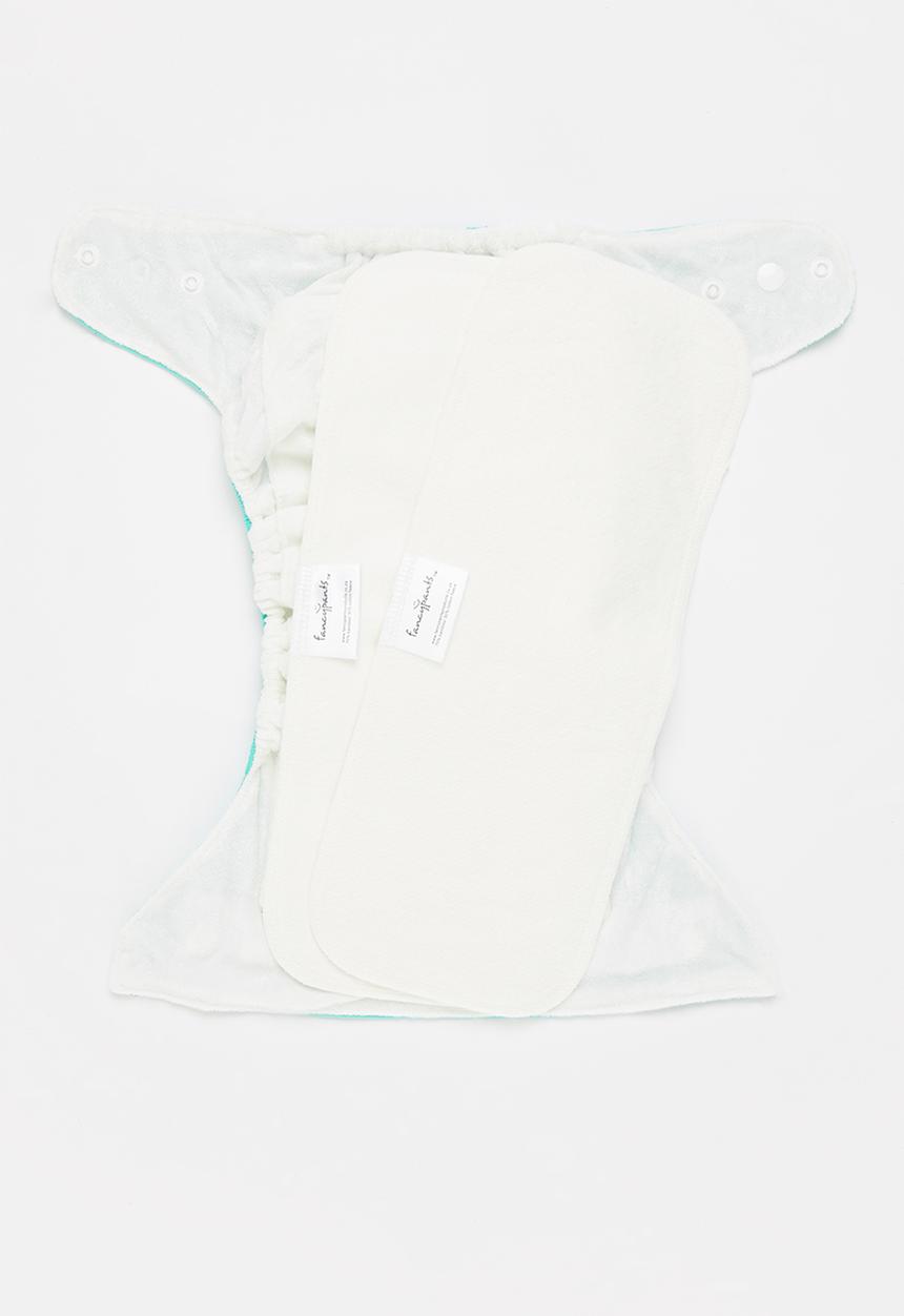 Bamboo Baby - Fancypants originals pocket nappy - bamboo insert - splash