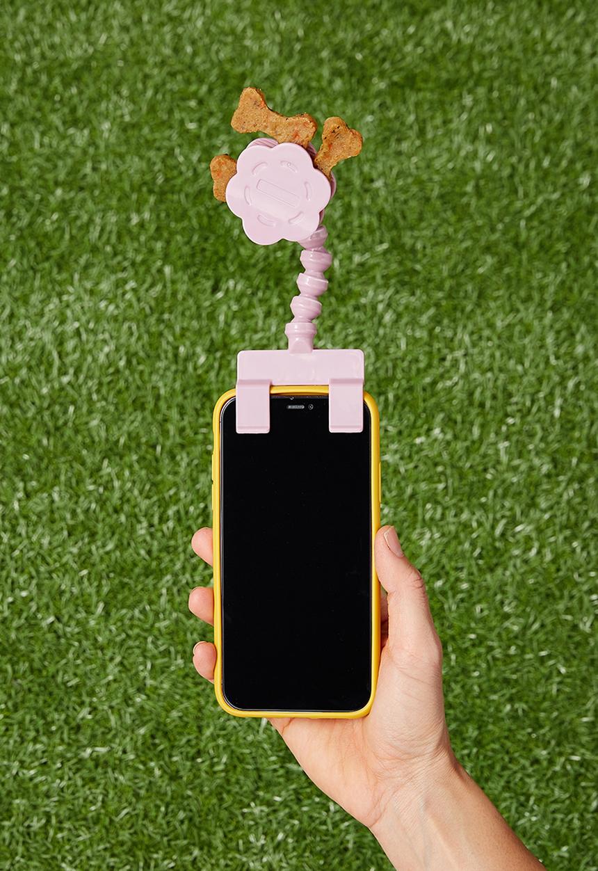 Typo - Pet treat selfie clip - dusty lilac