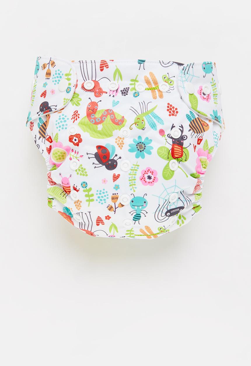 Bamboo Baby - Fancypants all in one nappy - bugs print 