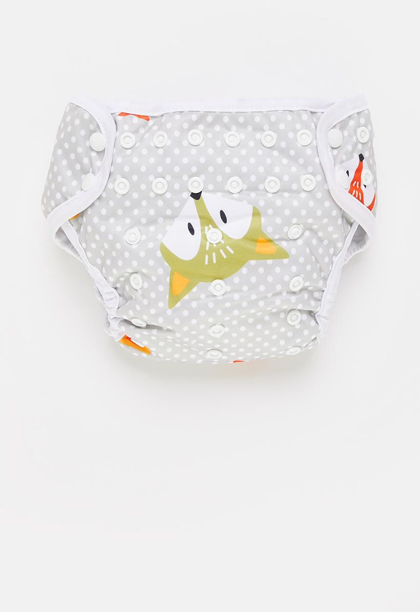 Bamboo Baby - All in one nappy - foxy print