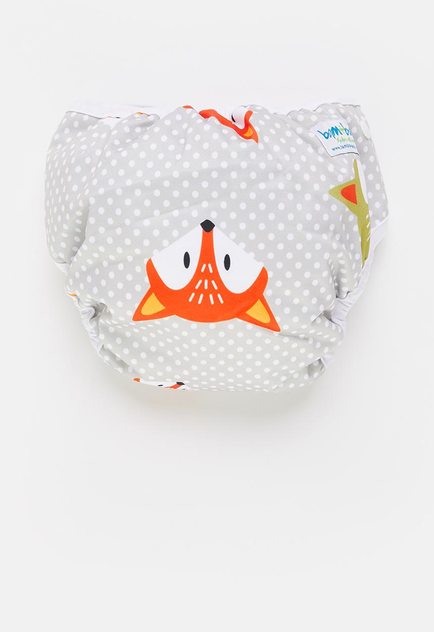 Bamboo Baby - All in one nappy - foxy print