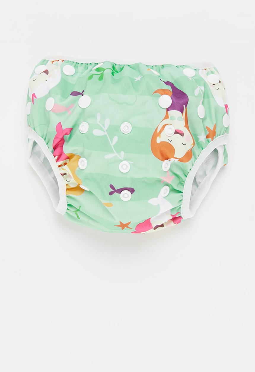 Bamboo Baby - Swimming nappy - mermaid print 