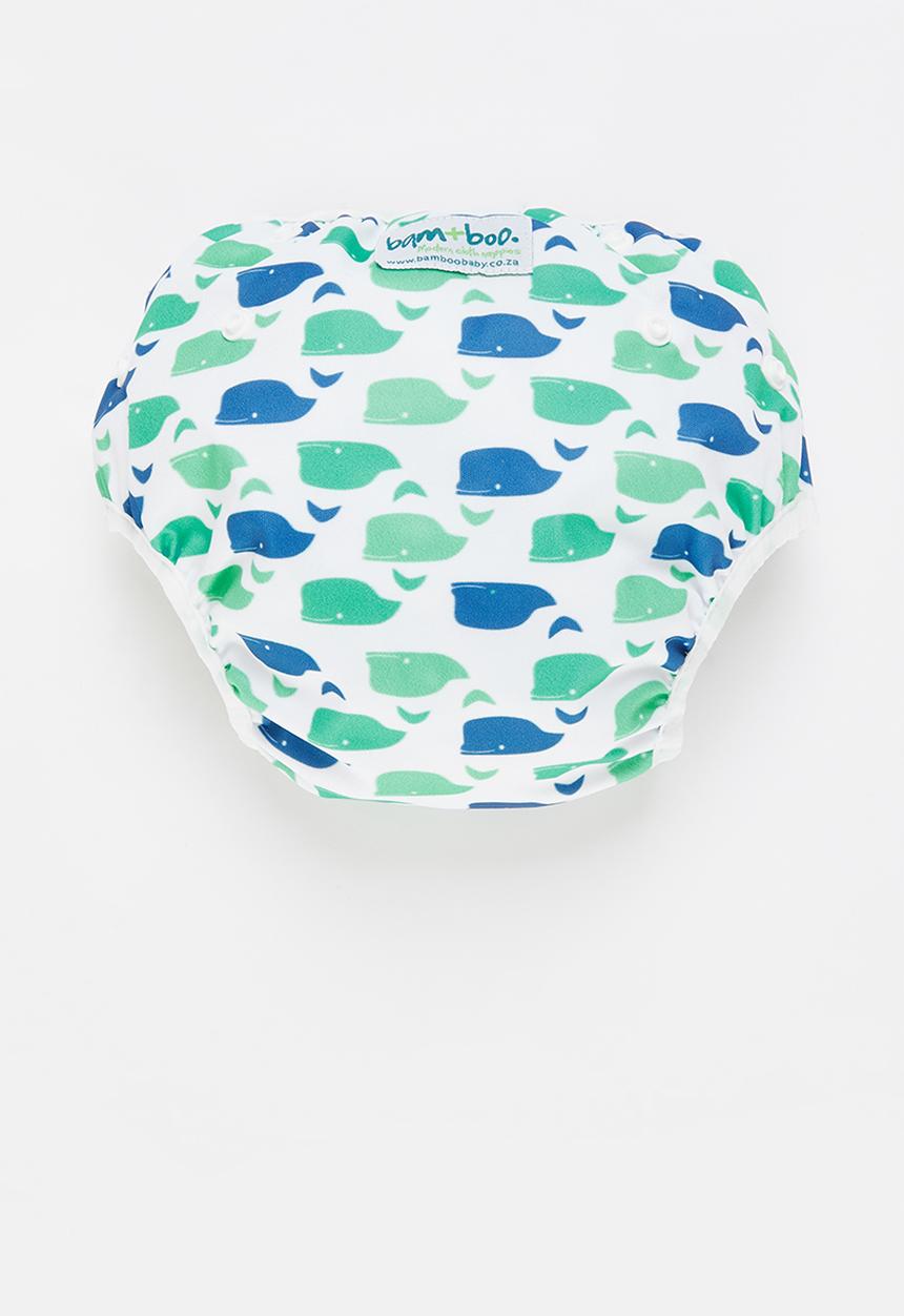Bamboo Baby - Swimming nappy - blue whale