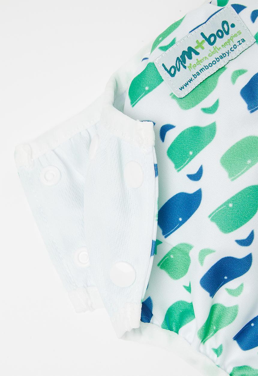 Bamboo Baby - Swimming nappy - blue whale