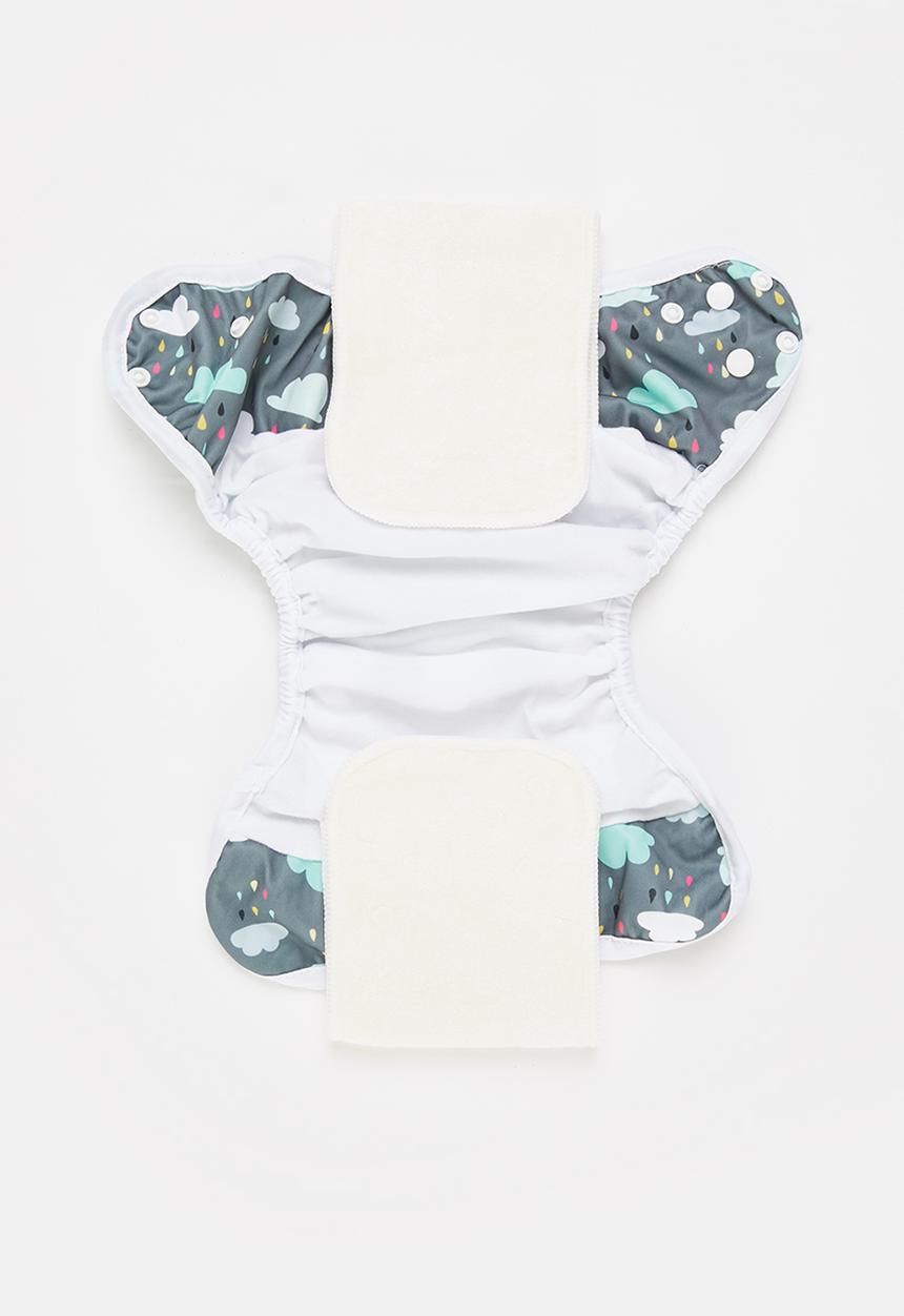 Bamboo Baby - All in one nappy - cloud