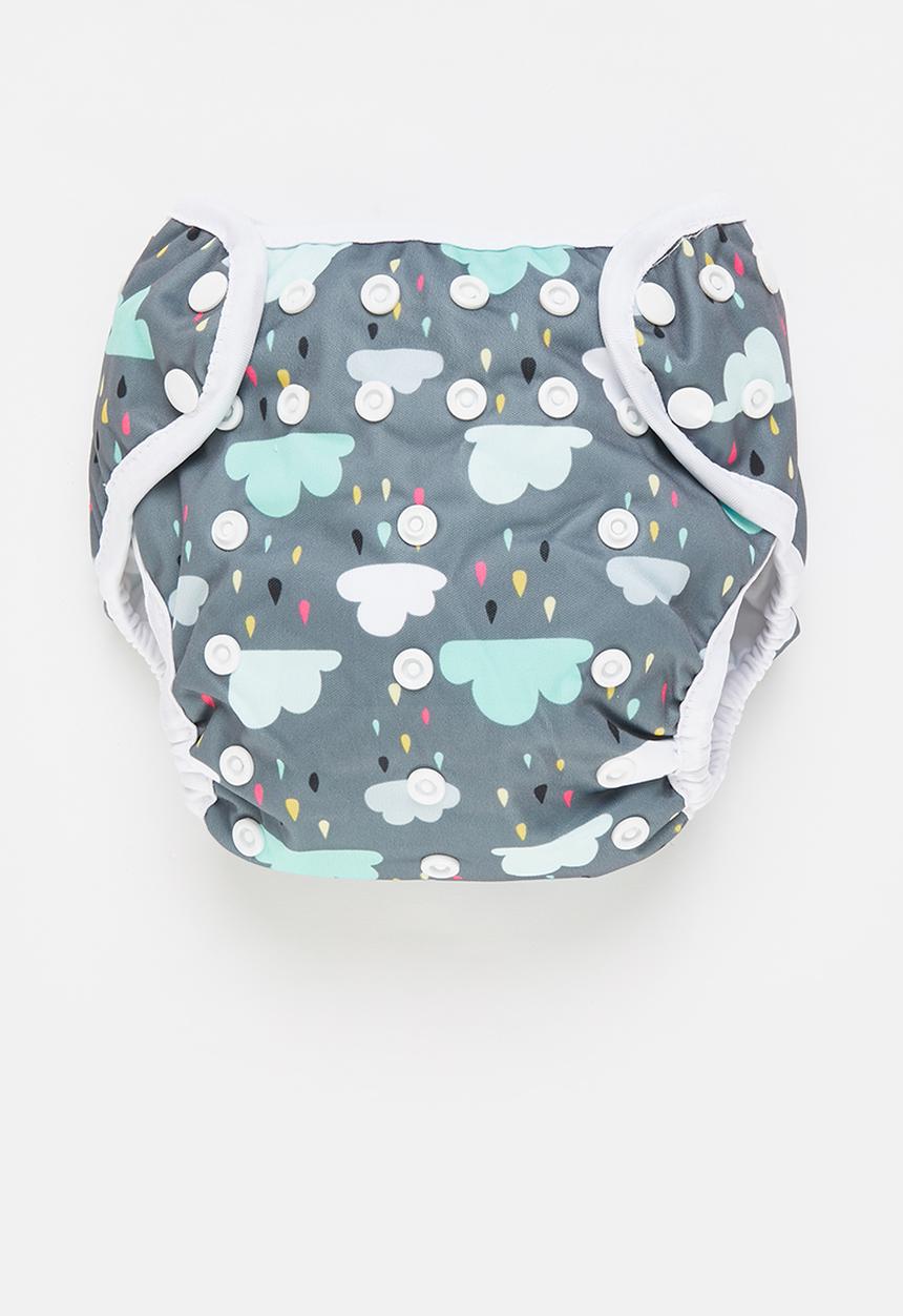 Bamboo Baby - All in one nappy - cloud