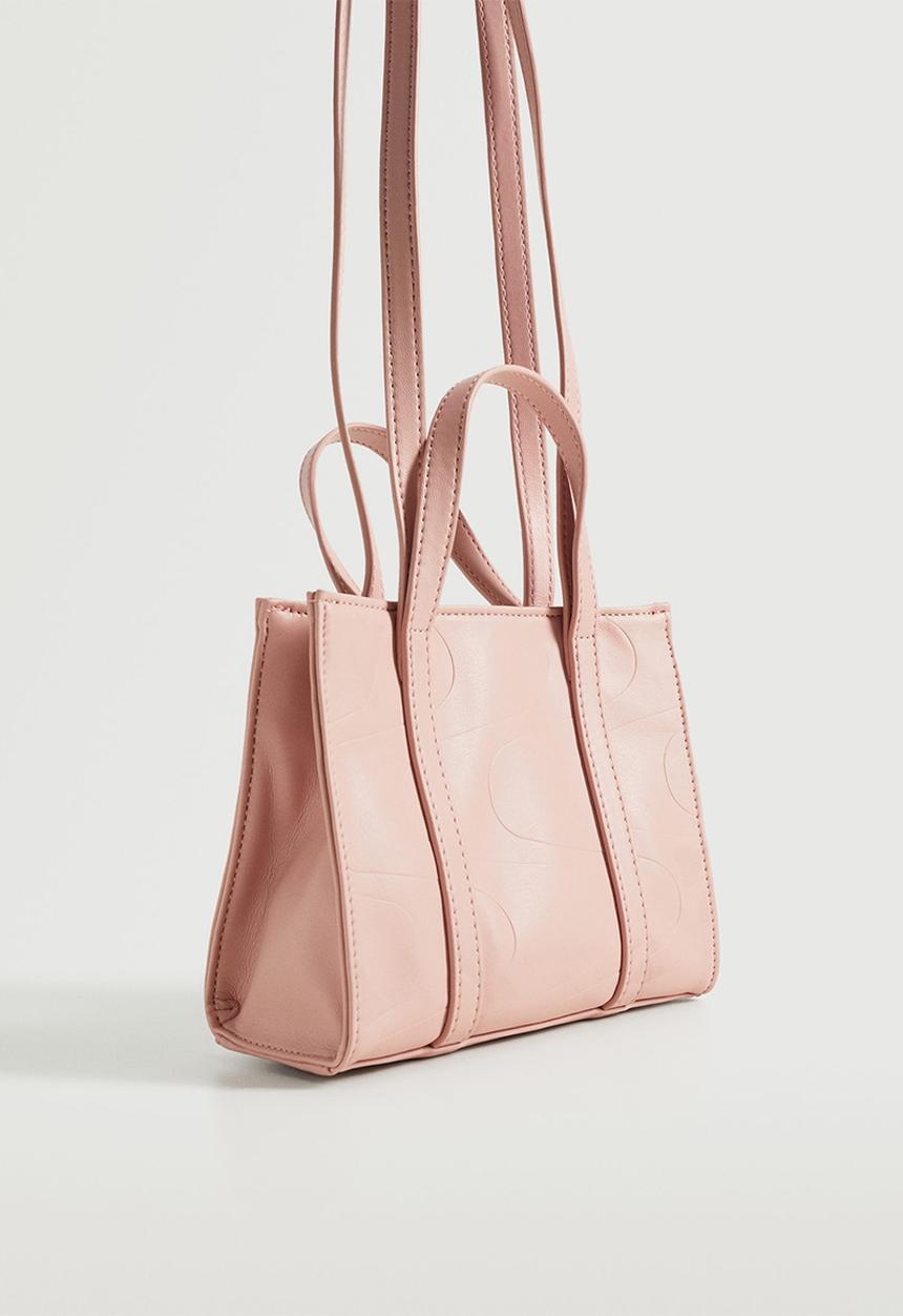 MANGO - Mini shopper bag - pink