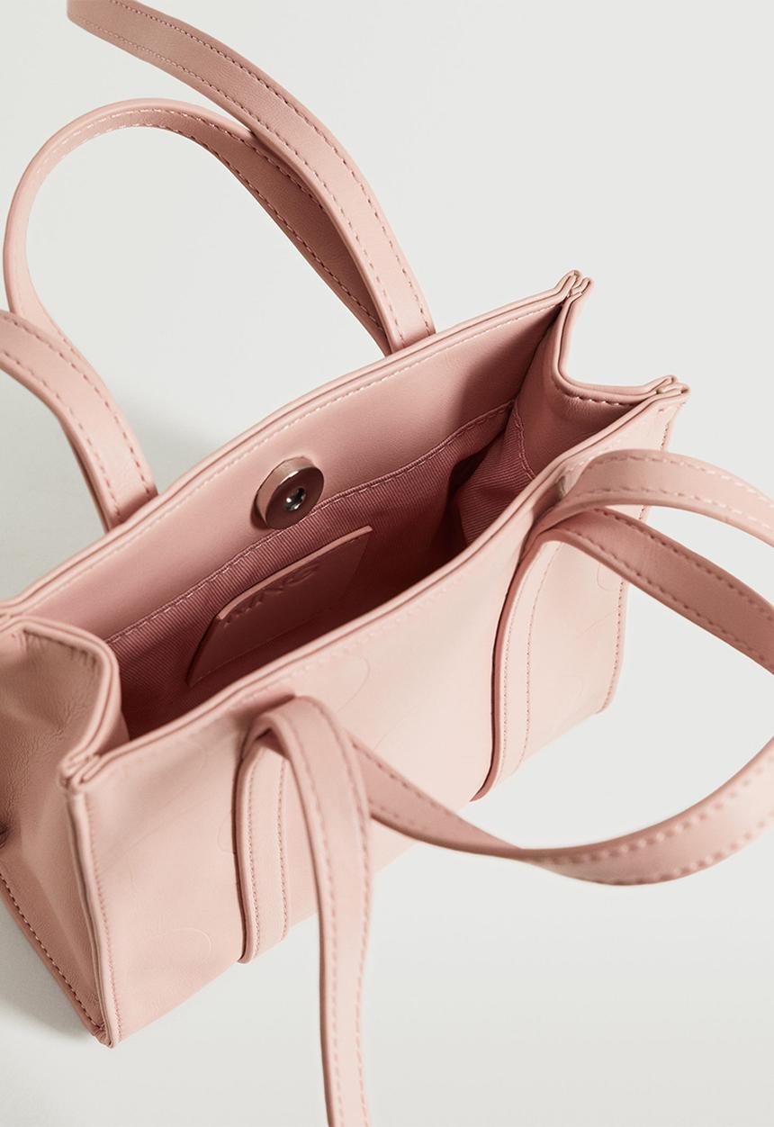 MANGO - Mini shopper bag - pink