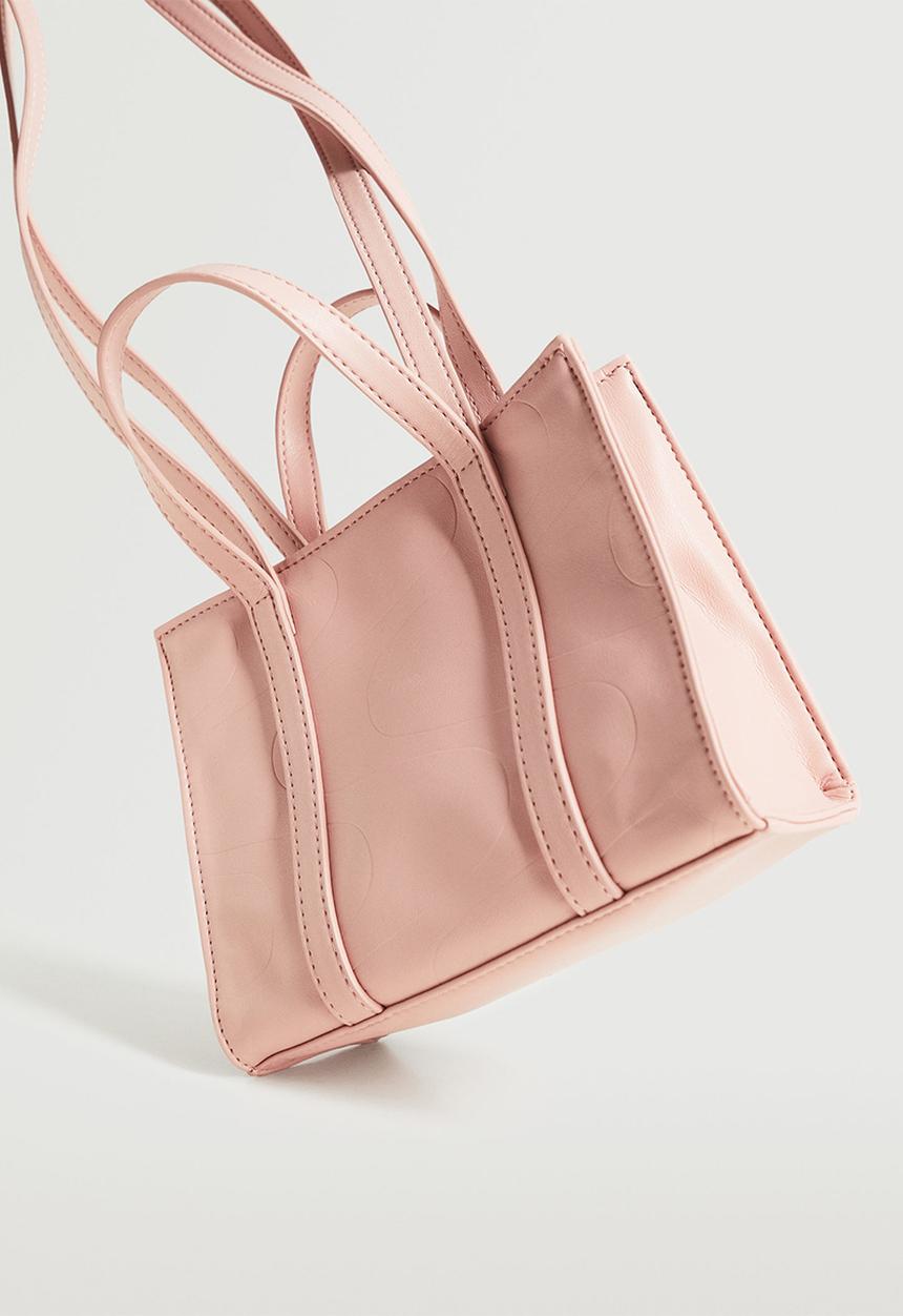 MANGO - Mini shopper bag - pink