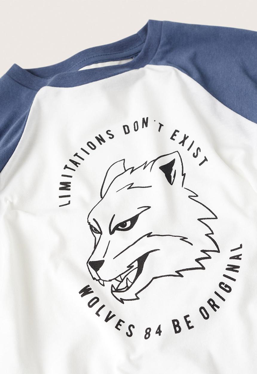 MANGO - T-shirt urban - blue