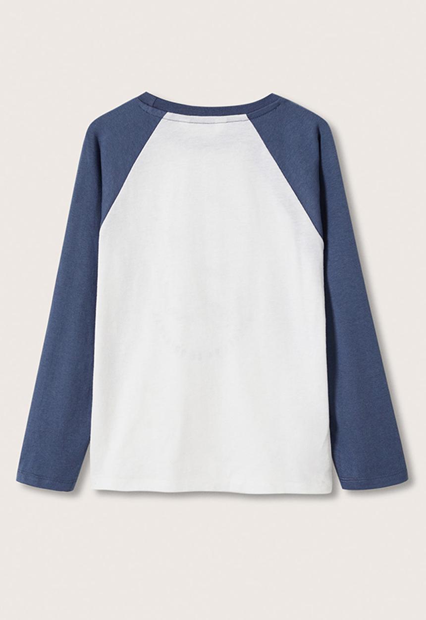 MANGO - T-shirt urban - blue