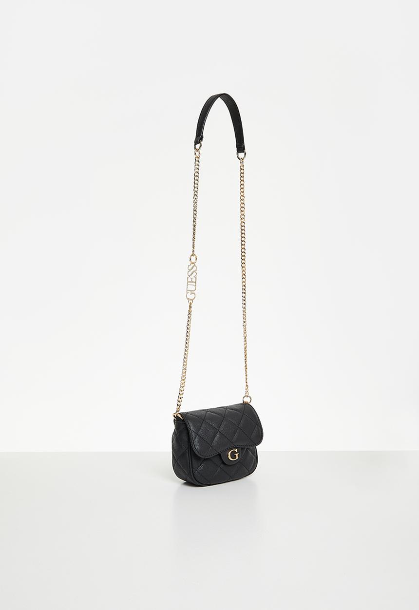 GUESS - Gillian mini crossbody flap - black