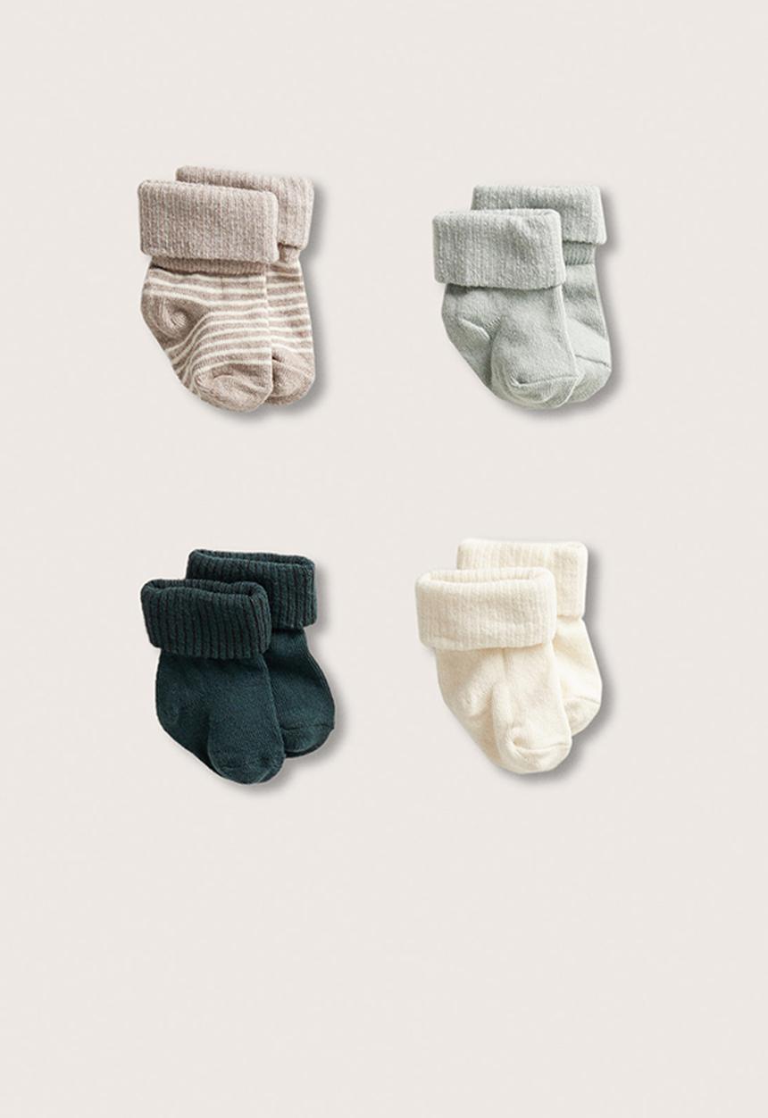 MANGO - Socks tostados - multi