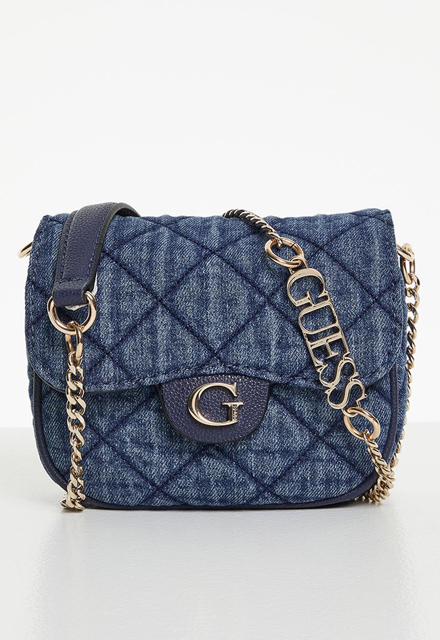 GUESS - Gillian mini crossbody flap - blue