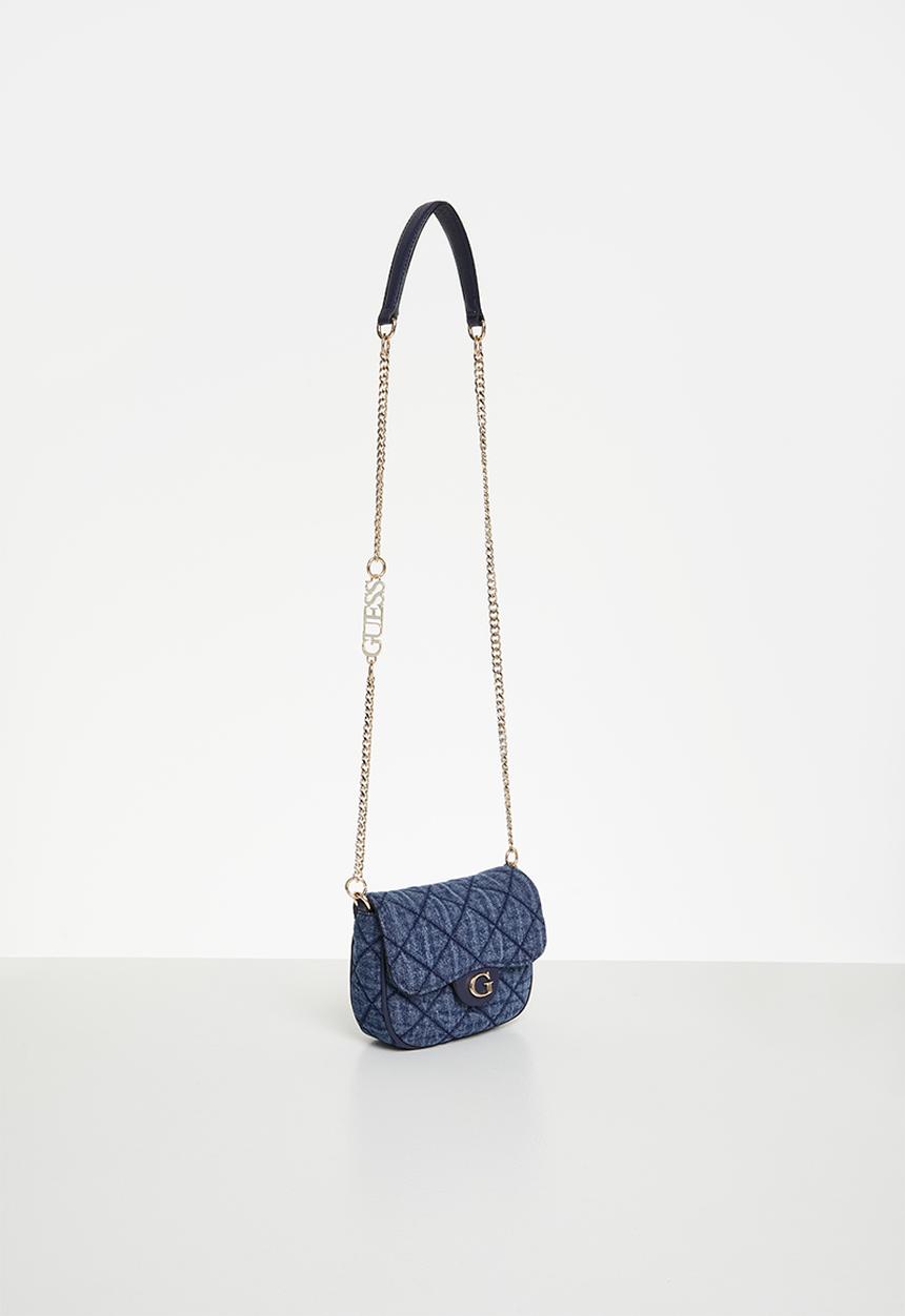 GUESS - Gillian mini crossbody flap - blue