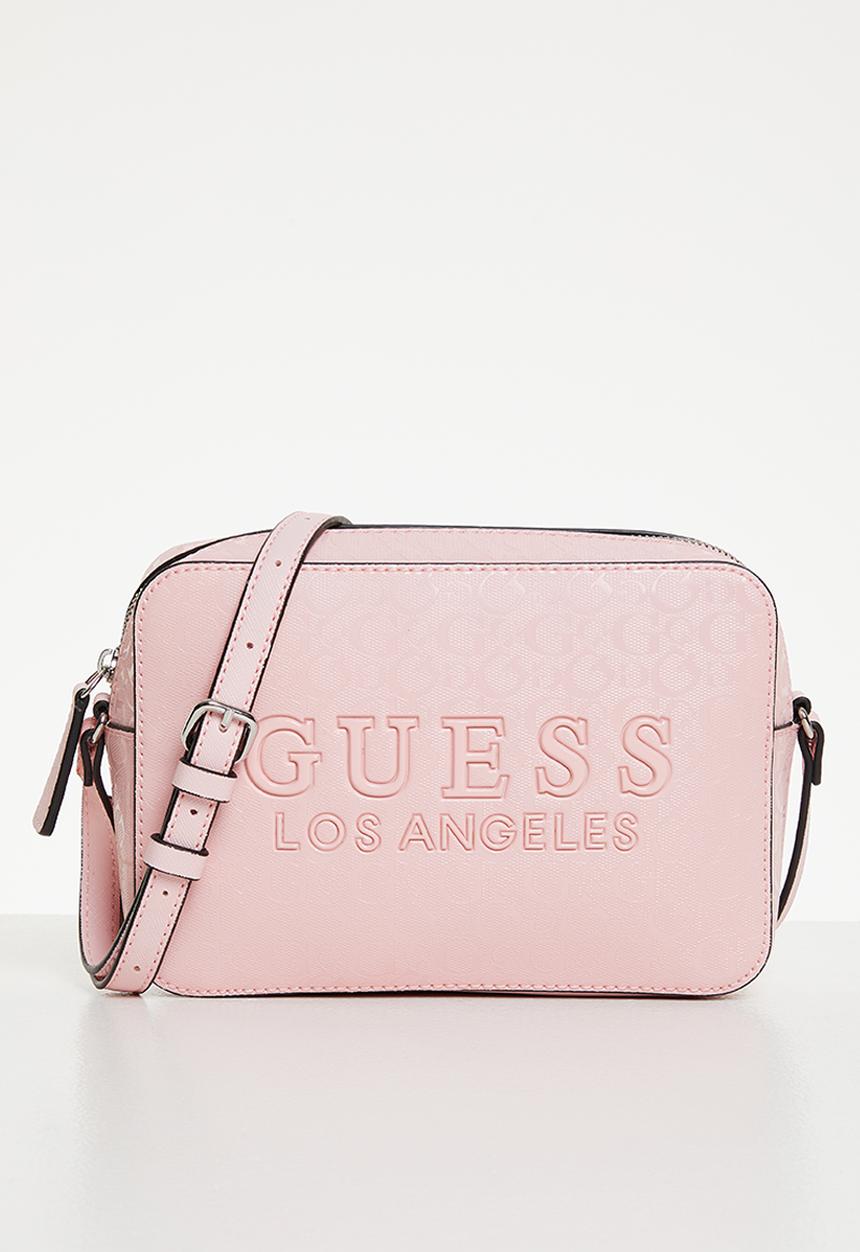 GUESS - Rodney camera crossbody - powder pink 