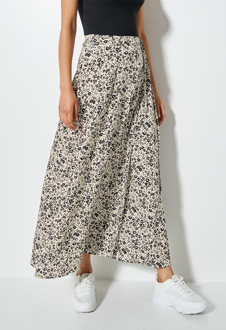 Superbalist - Easy wrap skirt - pink pop ditsy