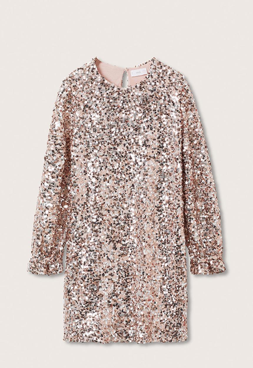MANGO - Dressgolden - gold