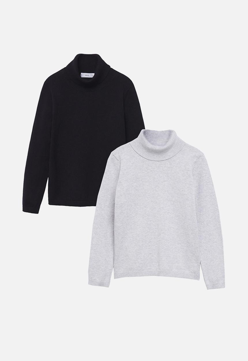 MANGO - Sweater bella pack - black/grey