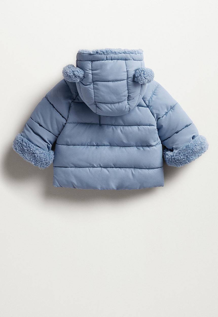 MANGO - Anorak teddy - blue