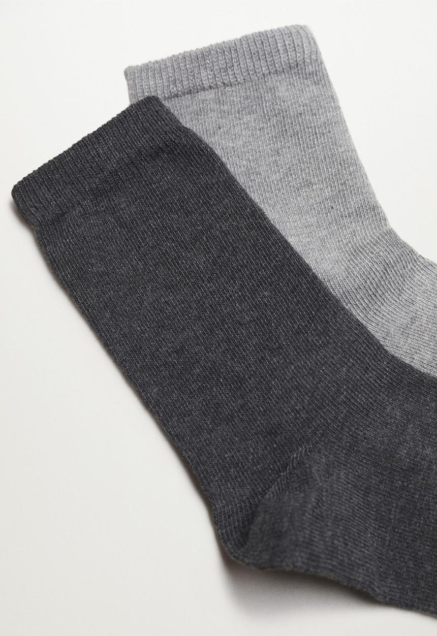 MANGO - Socks uni - grey
