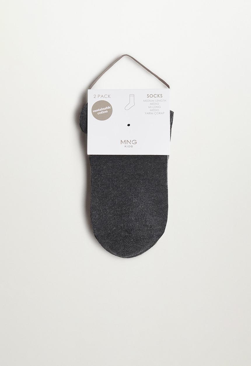 MANGO - Socks uni - grey