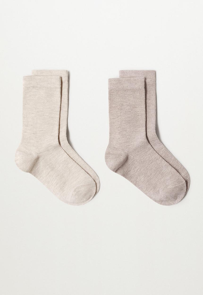 MANGO - Socks uni - brown