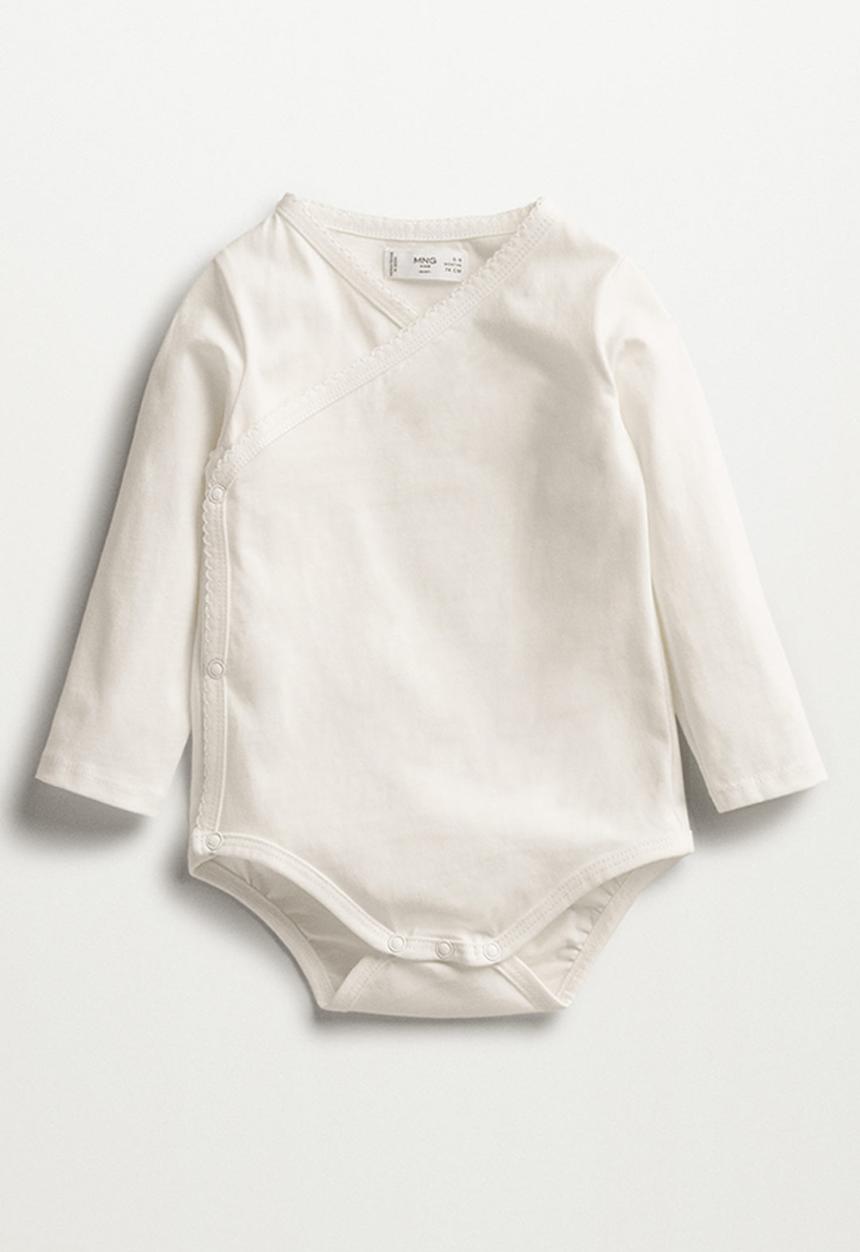 MANGO - T-shirt kora - white