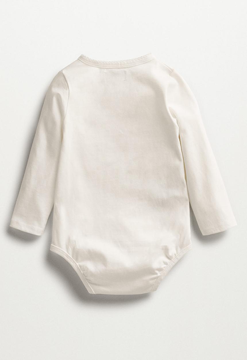 MANGO - T-shirt kora - white