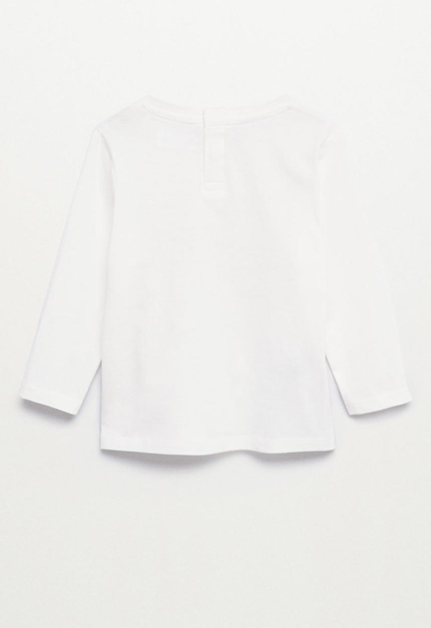 MANGO - T-shirt skate - white