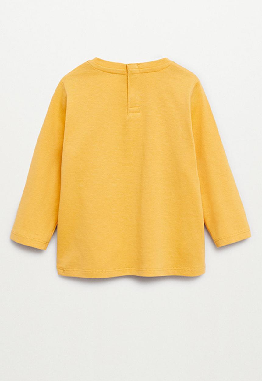 MANGO - T-shirt skate - yellow