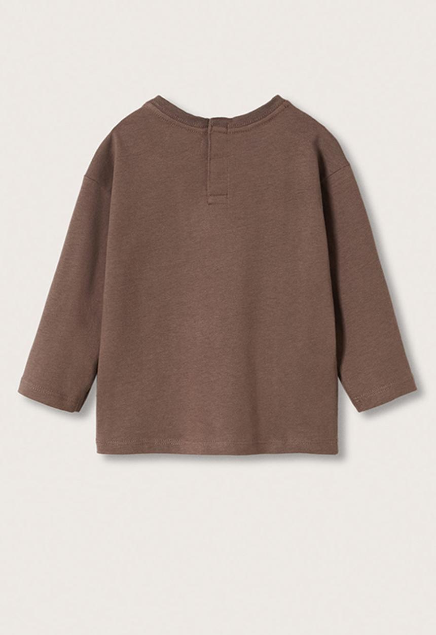 MANGO - T-shirt artic - brown
