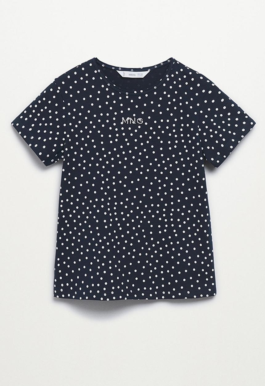 MANGO - T-shirt mangofi-h - navy