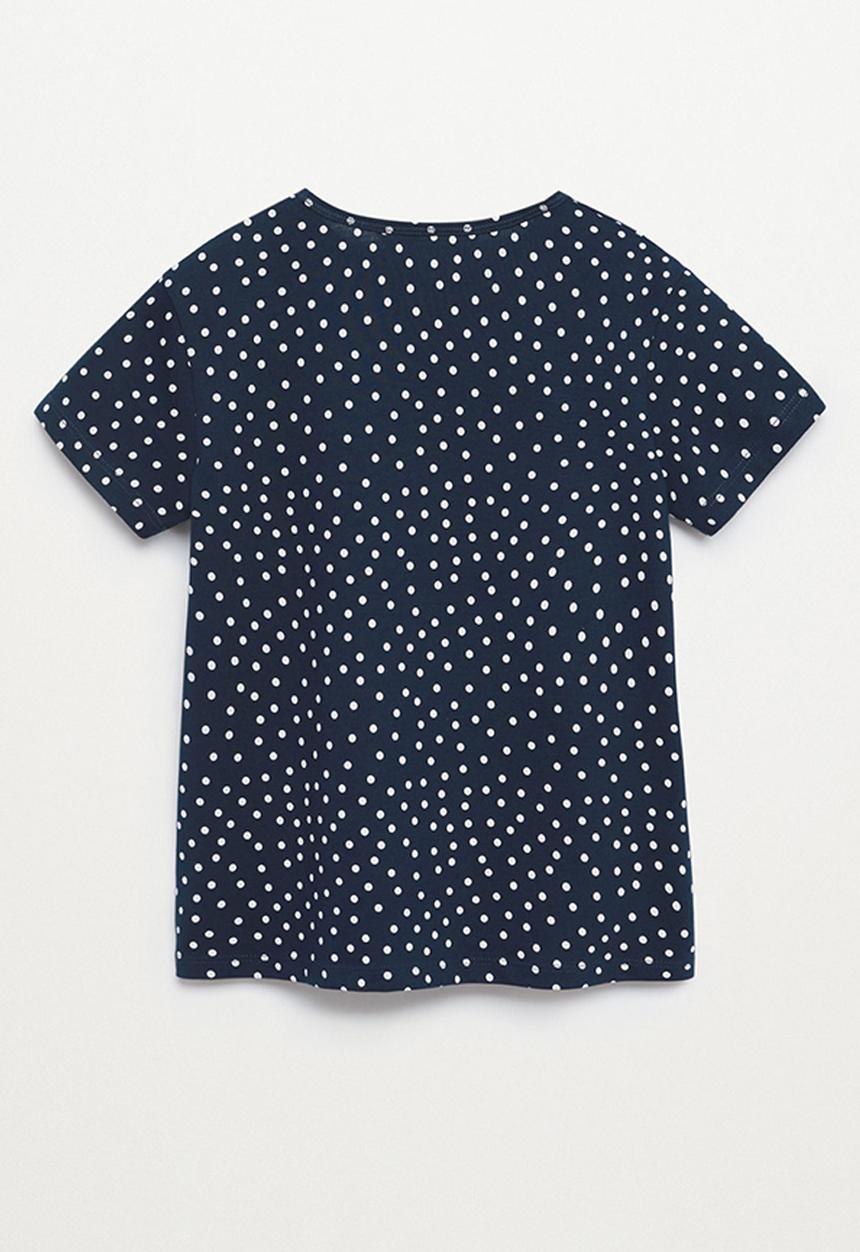 MANGO - T-shirt mangofi-h - navy