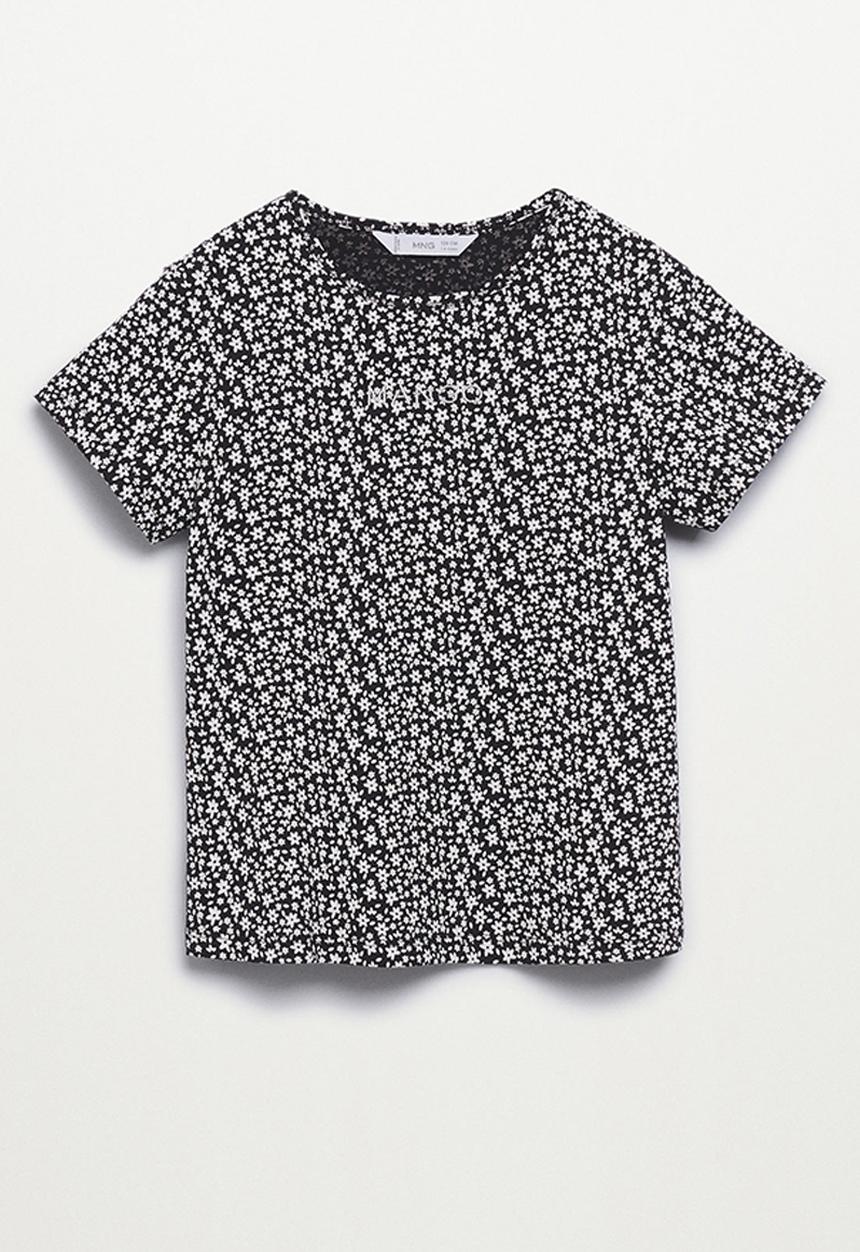 MANGO - T-shirt mangofi-h - black