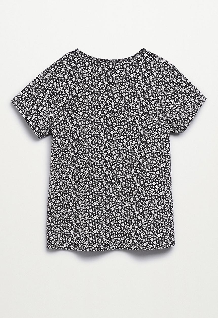 MANGO - T-shirt mangofi-h - black