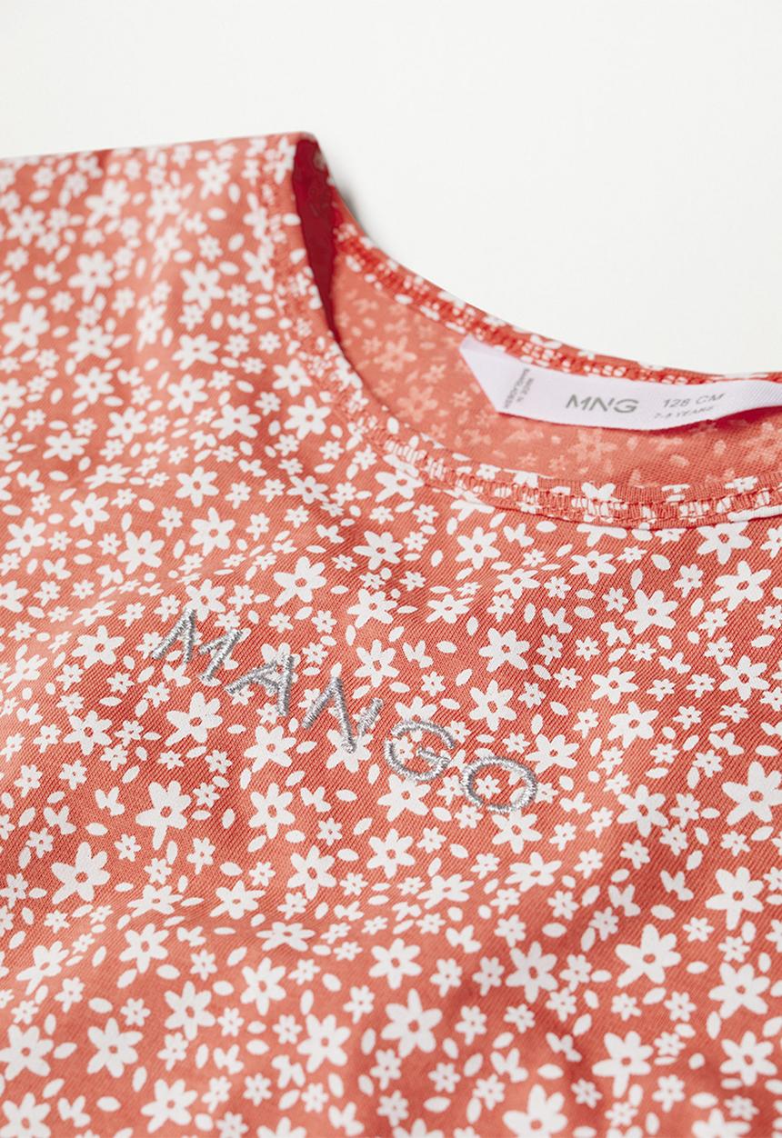 MANGO - T-shirt mangofi-h - pink