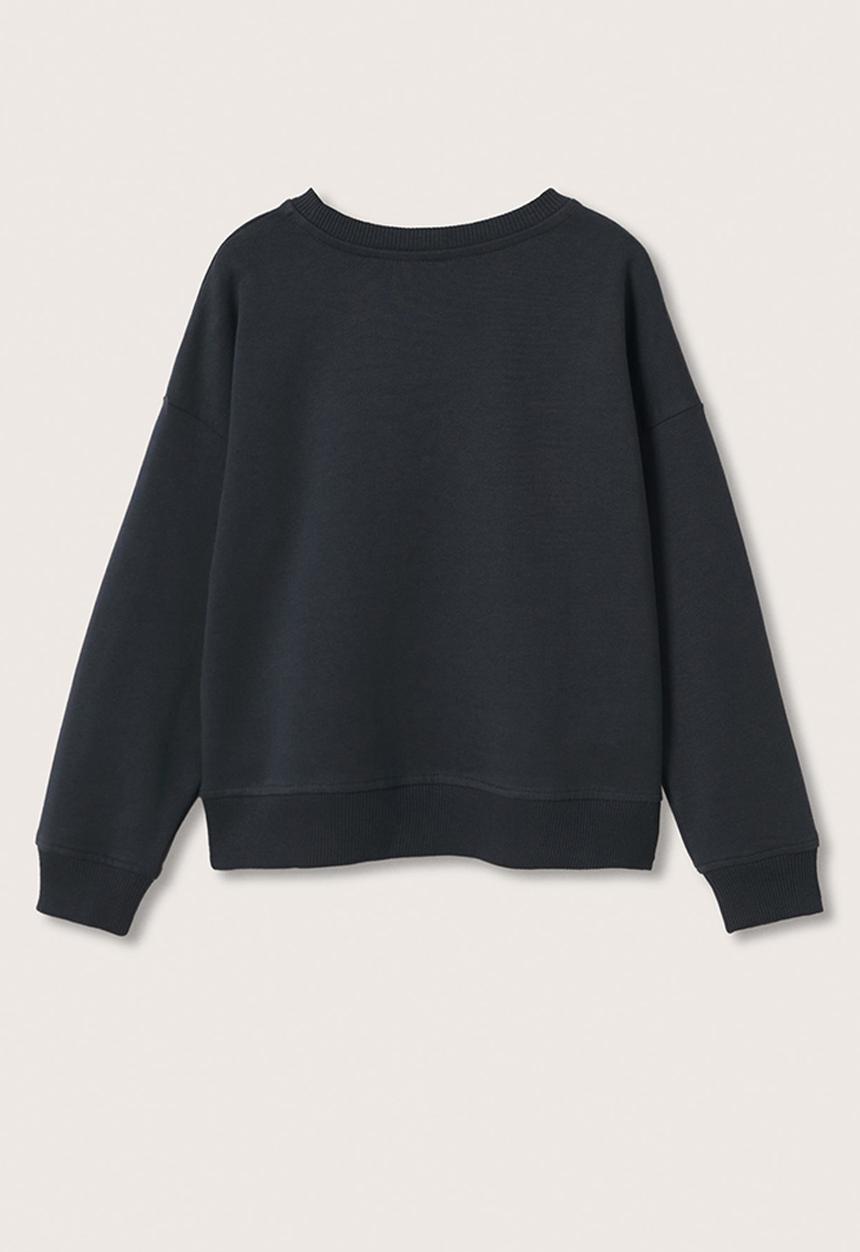 MANGO - Sweatshirt mangolog - navy