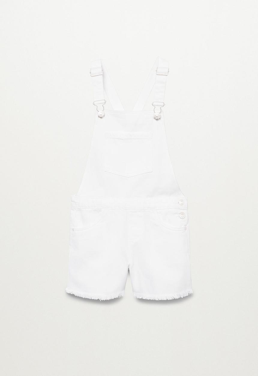 MANGO - Dungarees alba - white 