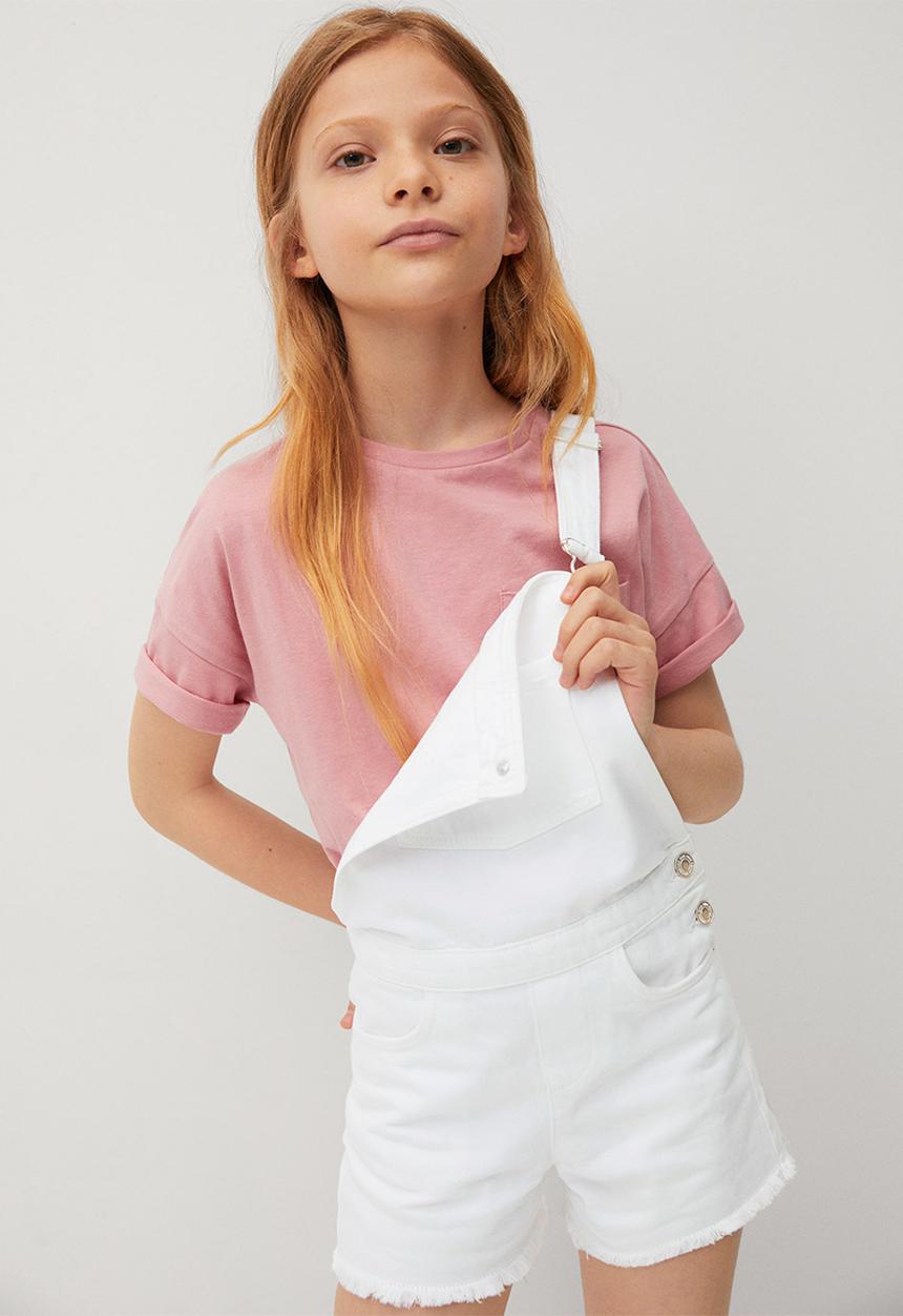 MANGO - Dungarees alba - white 