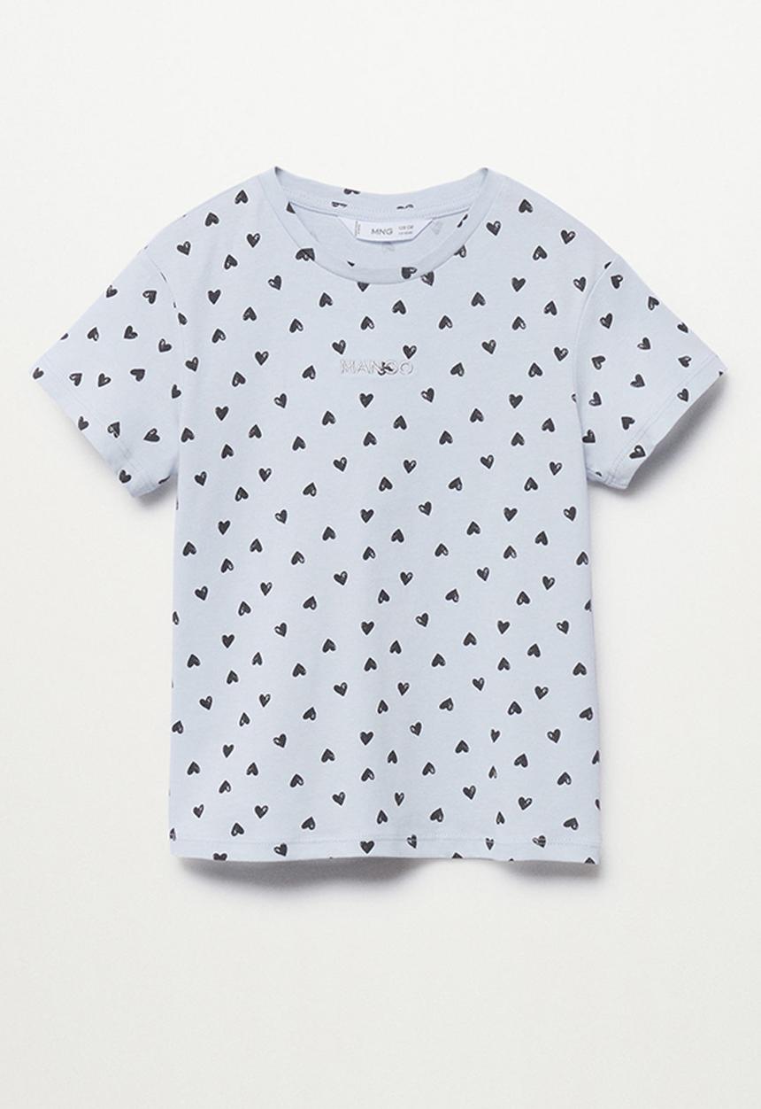 MANGO - T-shirt mangofis-h - blue
