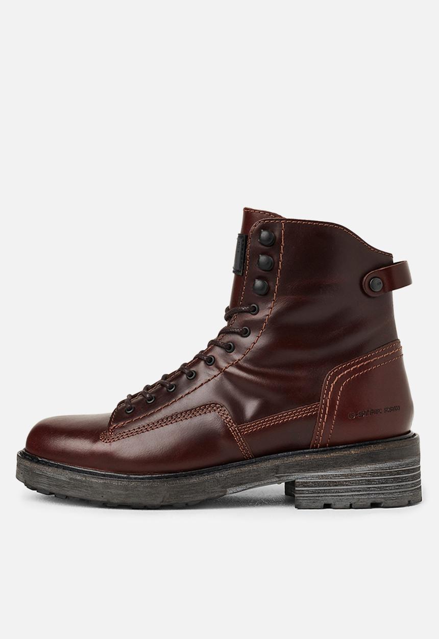 G-STAR - Roofer iv mid lea w - red/brown