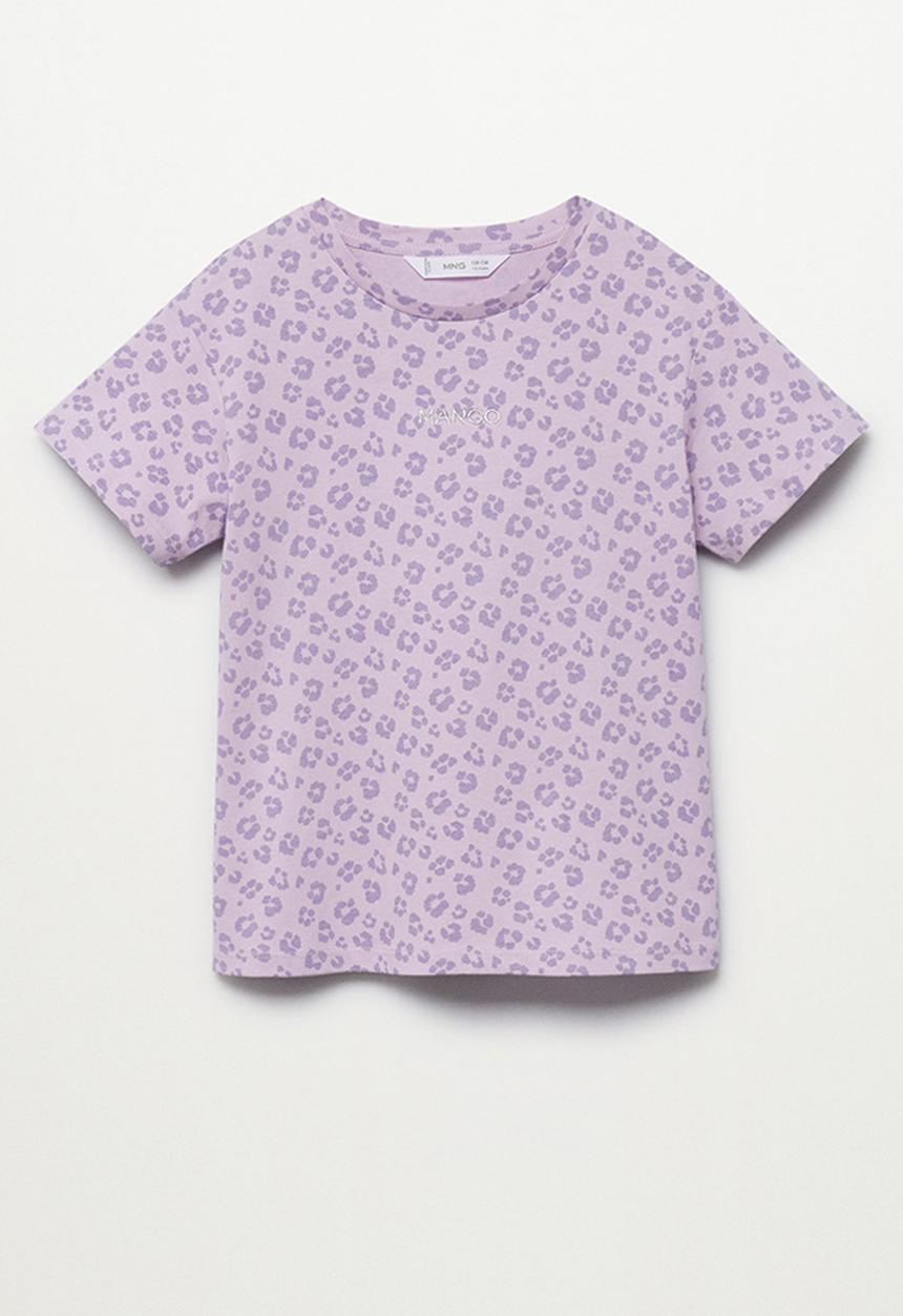 MANGO - T-shirt mangofis-h - purple